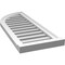 Ekena Millwork Quarter Round Top Left Surface Mount PVC Gable Vent w/ 2"W x 2"P Brickmould Sill Frame, 14"W x 36"H GVPQL14X3603SF - alternate 4